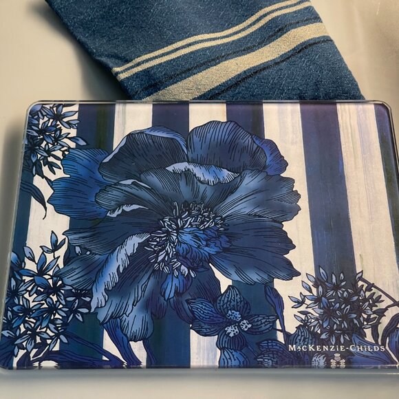 MacKenzie-Childs Royal Englis Garden Glass Cutting Board-NEW - Picture 5 of 16
